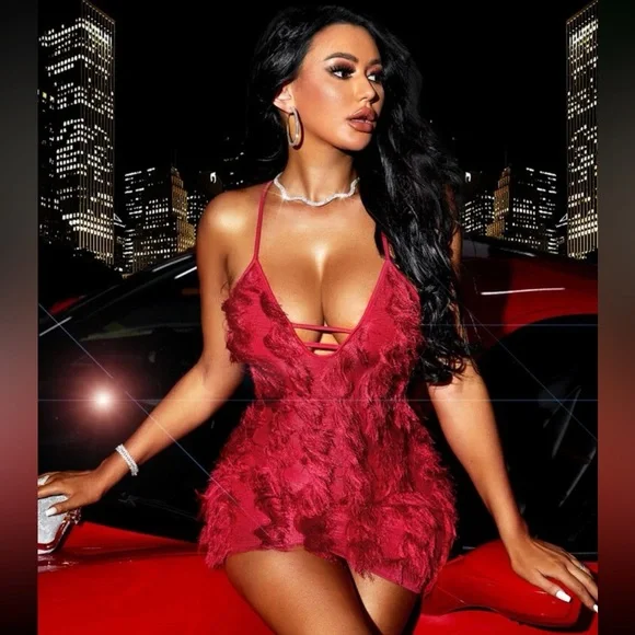 off the shoulder skater dress Lucy Satin Rhinestone Embellished Short Red / 1 Style it as the simple prom dresses Graduation Mother Of The Color:As Photo ( Gold )